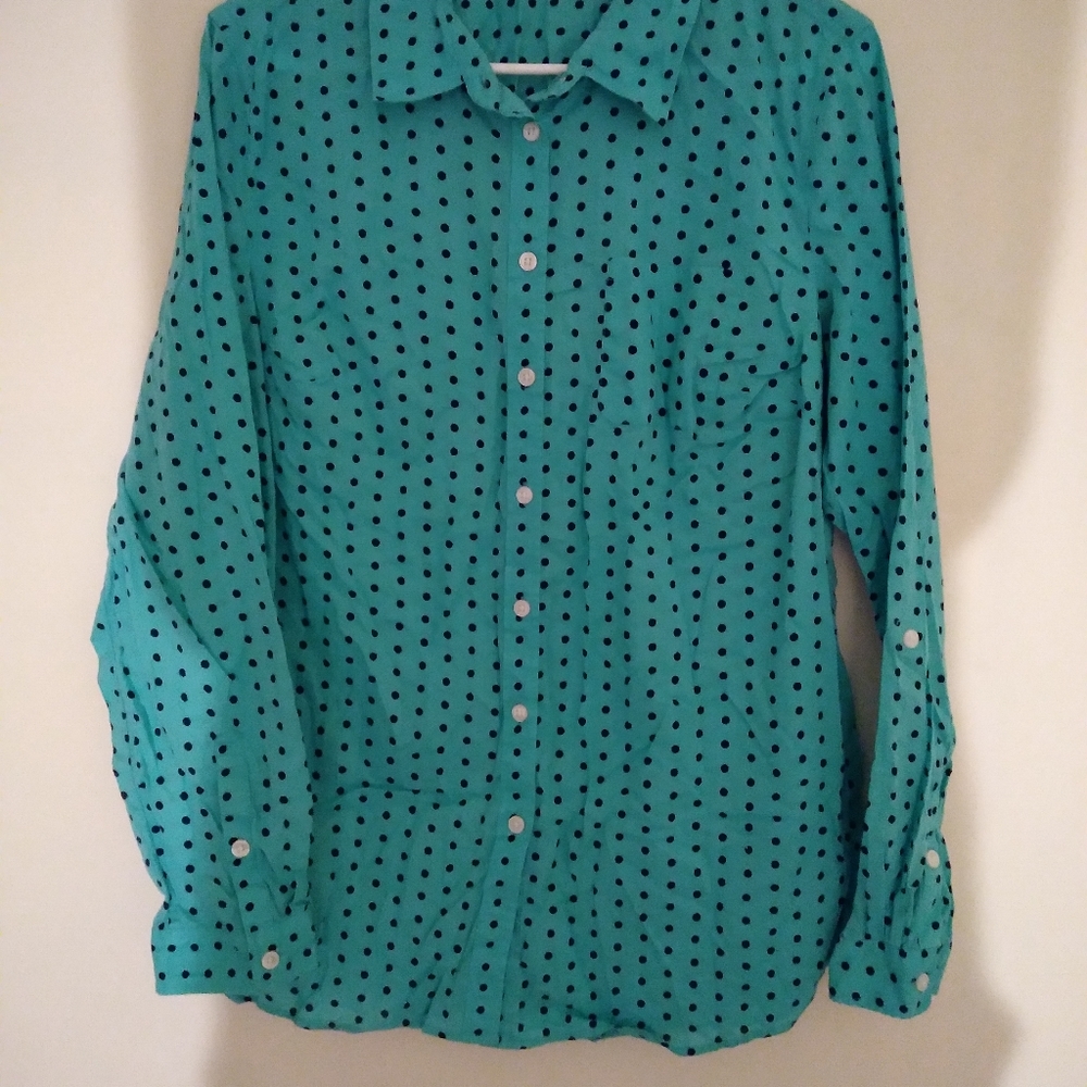 Womens Button Down Blouse